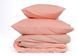 Комплект постельного белья Antoni Ранфорс Premium Бязь Розовый персик Евро 200х220 3