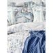 Набор постельное белье с пледом Karaca Home - Vella mavi 3