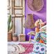 Набор постельное белье с покрывалом Karaca Home - Mishka fusya 2