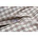 Постельное белье вареный хлопок Lotus Home Premium - Checked Gingham кофейный 5