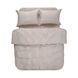Постельное белье вареный хлопок Lotus Home Premium - Checked Gingham кофейный 1