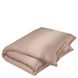 Шелковое постельное белье с простыней на резинке Gingerlily Plain Blush 4