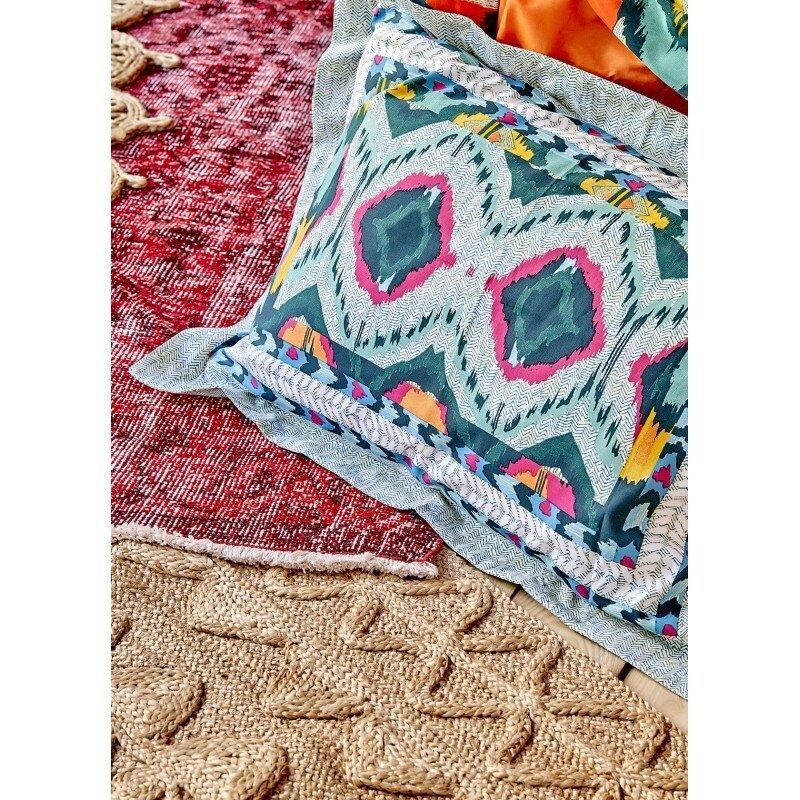 Набор постельное белье с покрывалом Karaca Home - Mishka fusya