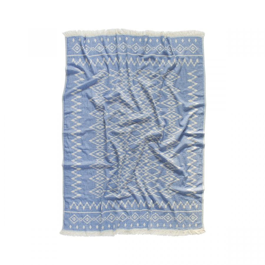 Плед-покрывало Barine - Kilim Throw Blue