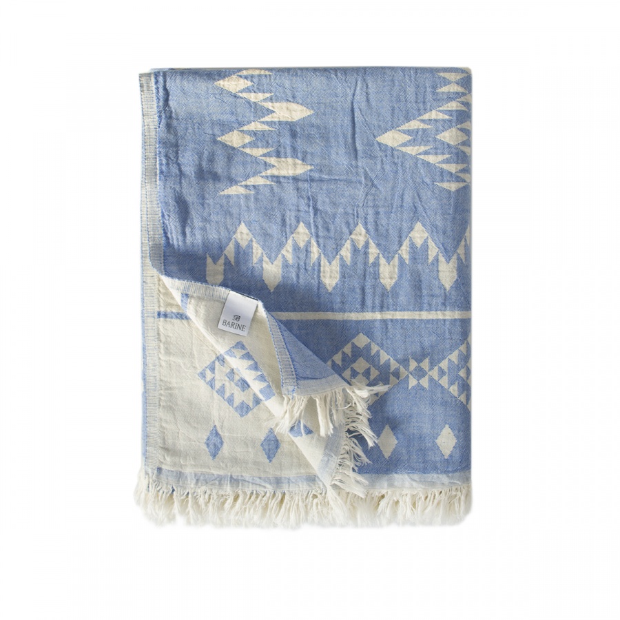 Плед-покрывало Barine - Kilim Throw Blue