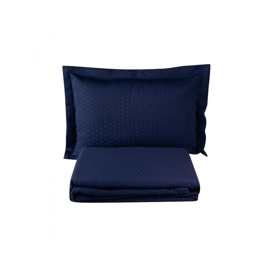 Покривало з наволочкою Karaca Home - Charm bold lacivert