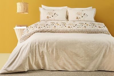 Постільна білизна льон Saheser Taren jacquard