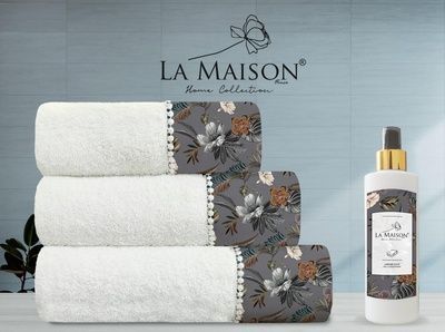 Набір рушників з ароматом La Maison Nare Ekru (3шт)
