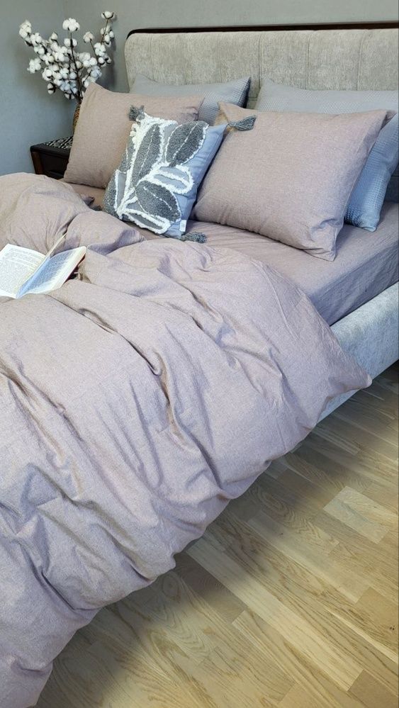 Постільна білизна варена бавовна Комфорт Текстиль Brownie, Washed Cotton W1321