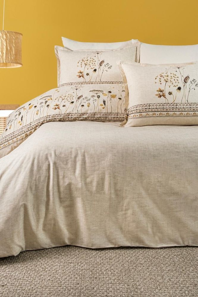Постільна білизна льон Saheser Taren jacquard