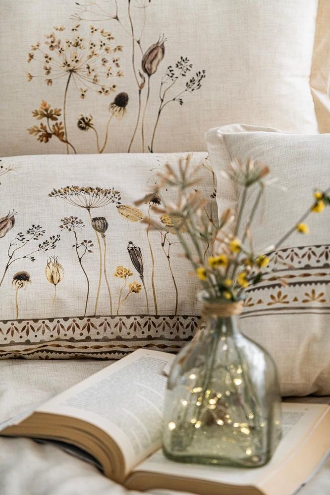 Постільна білизна льон Saheser Taren jacquard