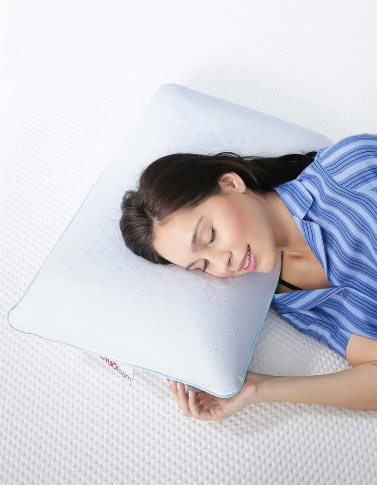 Подушка ортопедическая Ergo Foam 60x40x16 см. Visko Aroma Therapy Peppermint