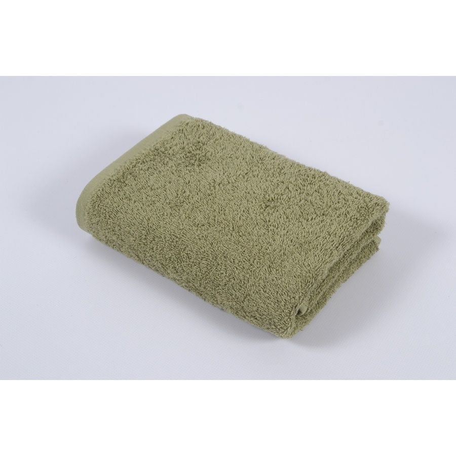 Рушник Iris Home Готель - Green olive 440 г/м&sup2;, Оливковий, 50х90 см, Для обличчя