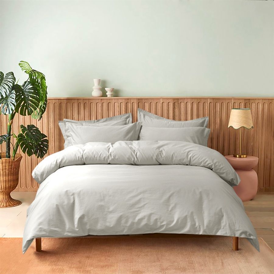 Постельное белье сатин Lotus Home -Rebeca серый