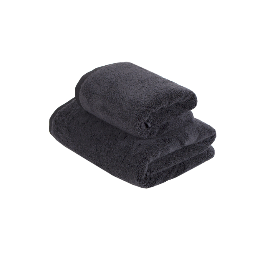 Рушник Lotus Home Готель Premium - Microcotton Black, Чорний, 50х90 см, Для обличчя