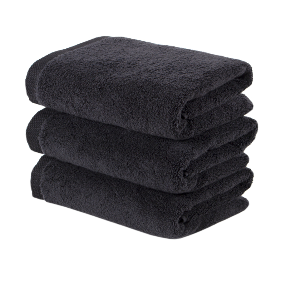Рушник Lotus Home Готель Premium - Microcotton Black, Чорний, 50х90 см, Для обличчя