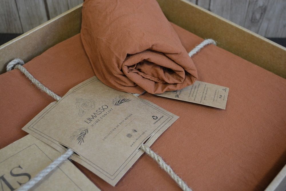 Постільна білизна варена бавовна Limasso Cinnamon Stix