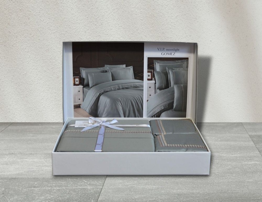 Постельное бельё First Choice сатин V.I.P Satin Moonlight Gomez Moonmist