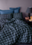 Комплект постільної білизни Issimo Cotton Satin 200х220 см Mondo Blue