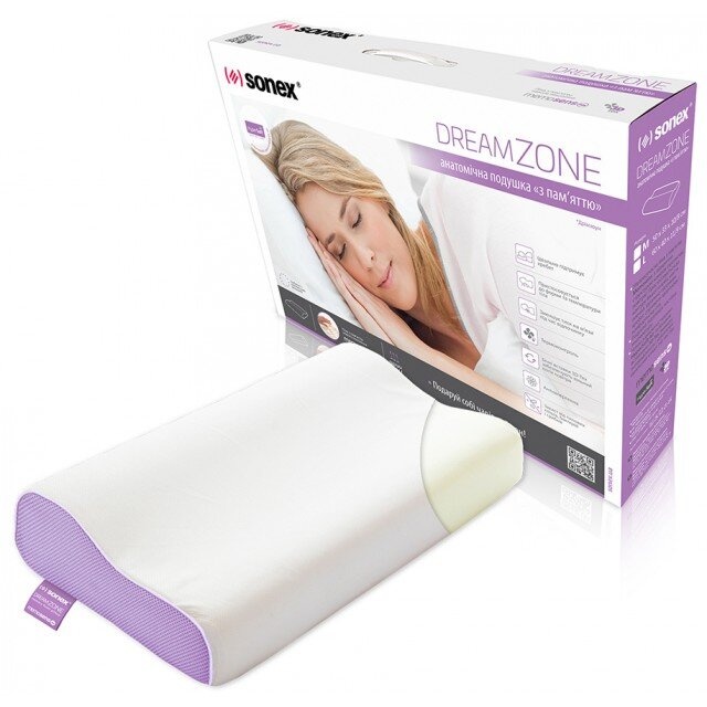 Анатомічна подушка Sonex «з пам’яттю» DreamZone