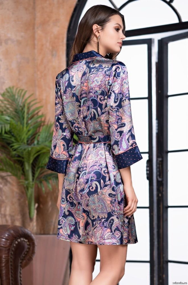 Женский халат - рубашка Mia-Amore ETRO 3507