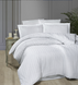 Постільна білизна сатин Люкс First Choice Broad Line White 1