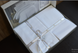 Постільна білизна сатин Люкс First Choice Broad Line White 4