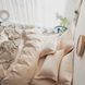 Постельное белье Комфорт Текстиль Сатин Stripe LUX SWEET PEACH 1/1см, Персиковый, 50х70см (2шт), Полуторный, 145х215 см, 145х220 см