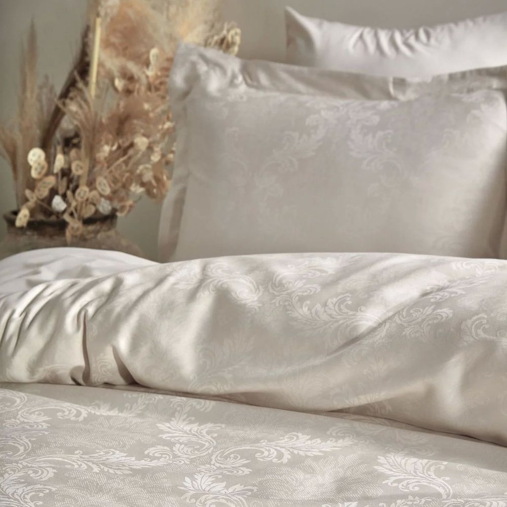 Постельное белье Limasso Jacquard Ranforse Hoten Cream