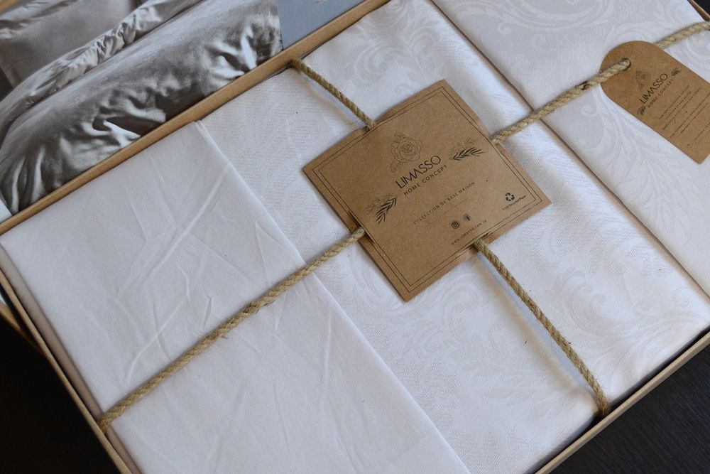Постельное белье Limasso Jacquard Ranforse Hoten Cream