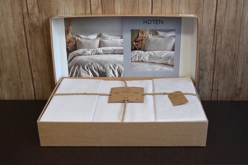 Постельное белье Limasso Jacquard Ranforse Hoten Cream