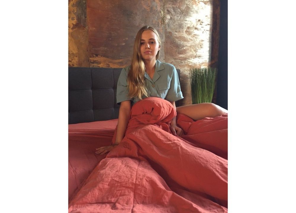 Постільна білизна SoundSleep Stonewash Adriatic orange