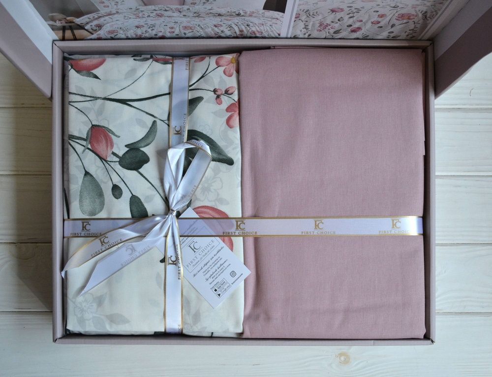 Постільна білизна ранфорс делюкс First Choice Nancy Powder