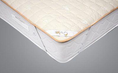 Наматрасник Seral Wool mattress protector с резинками по углам