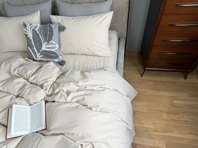 Підковдра варена бавовна Комфорт Текстиль Creamy Beige, Washed Cotton W1361