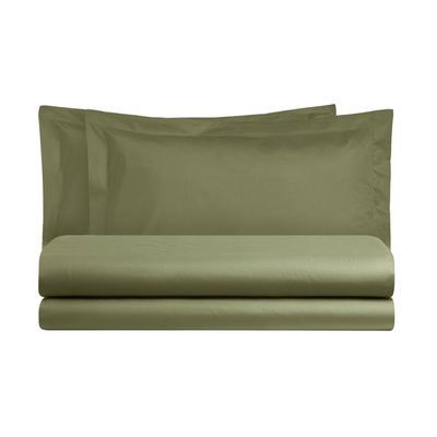 Італійська постільна білизна перкаль Biancoperla Onice Ruppia