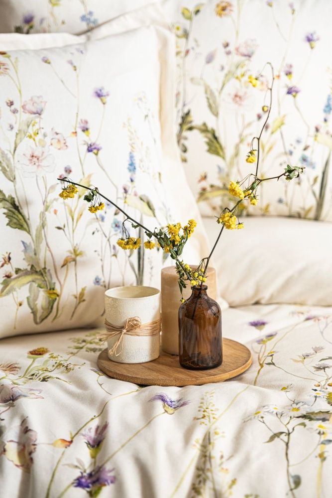 Постільна білизна льон Saheser Valeri jacquard