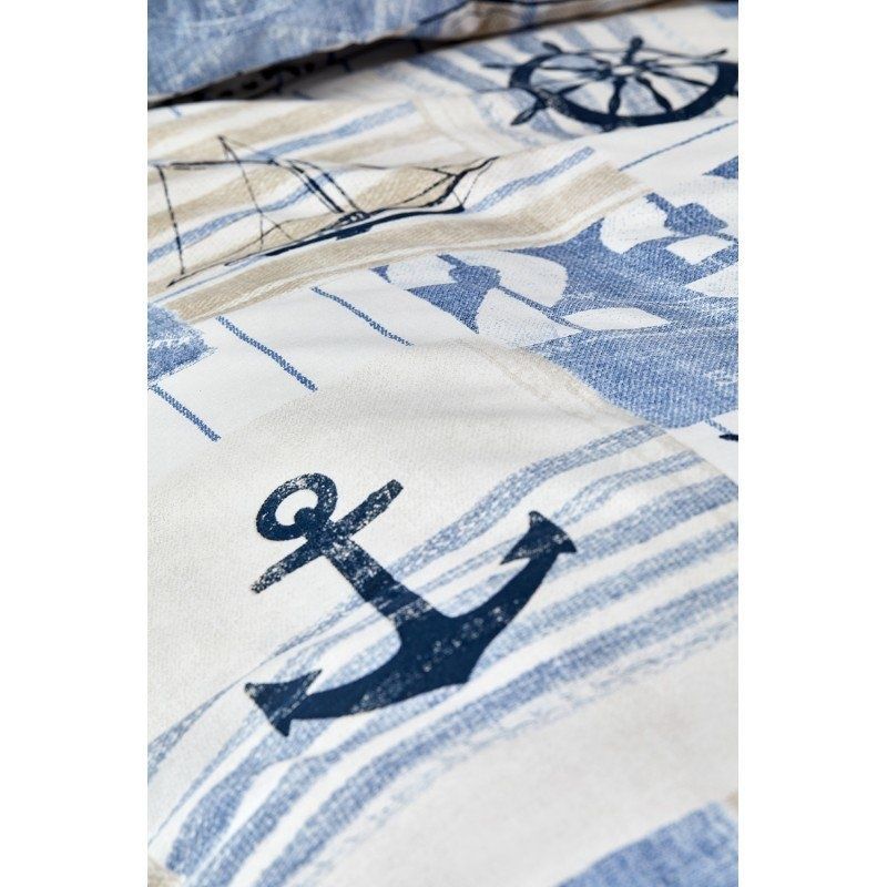 Постельное бельё подростковое Karaca Home - Sandes indigo
