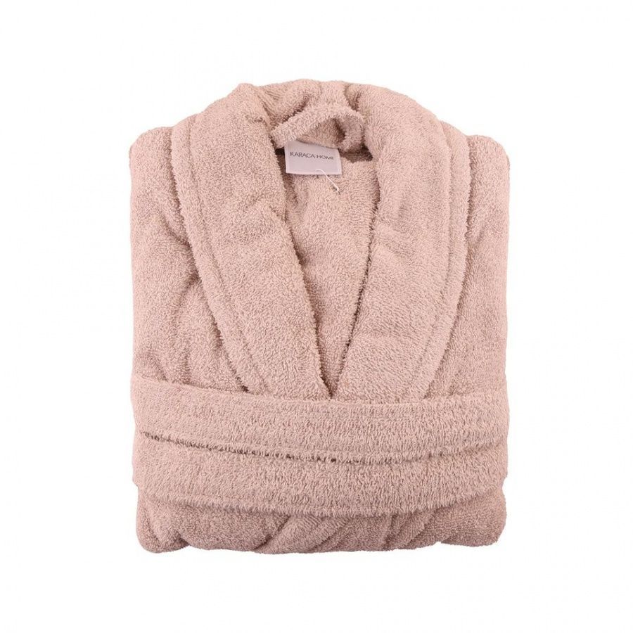 Халат махровый Karaca Home - Back To Basic bej бежевый