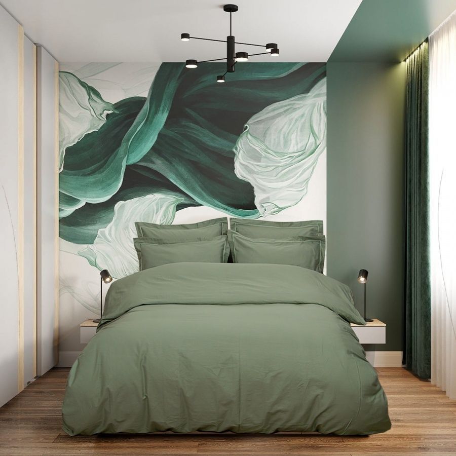 Постільна білизна сатин premium Lotus Home - Dakota оливка