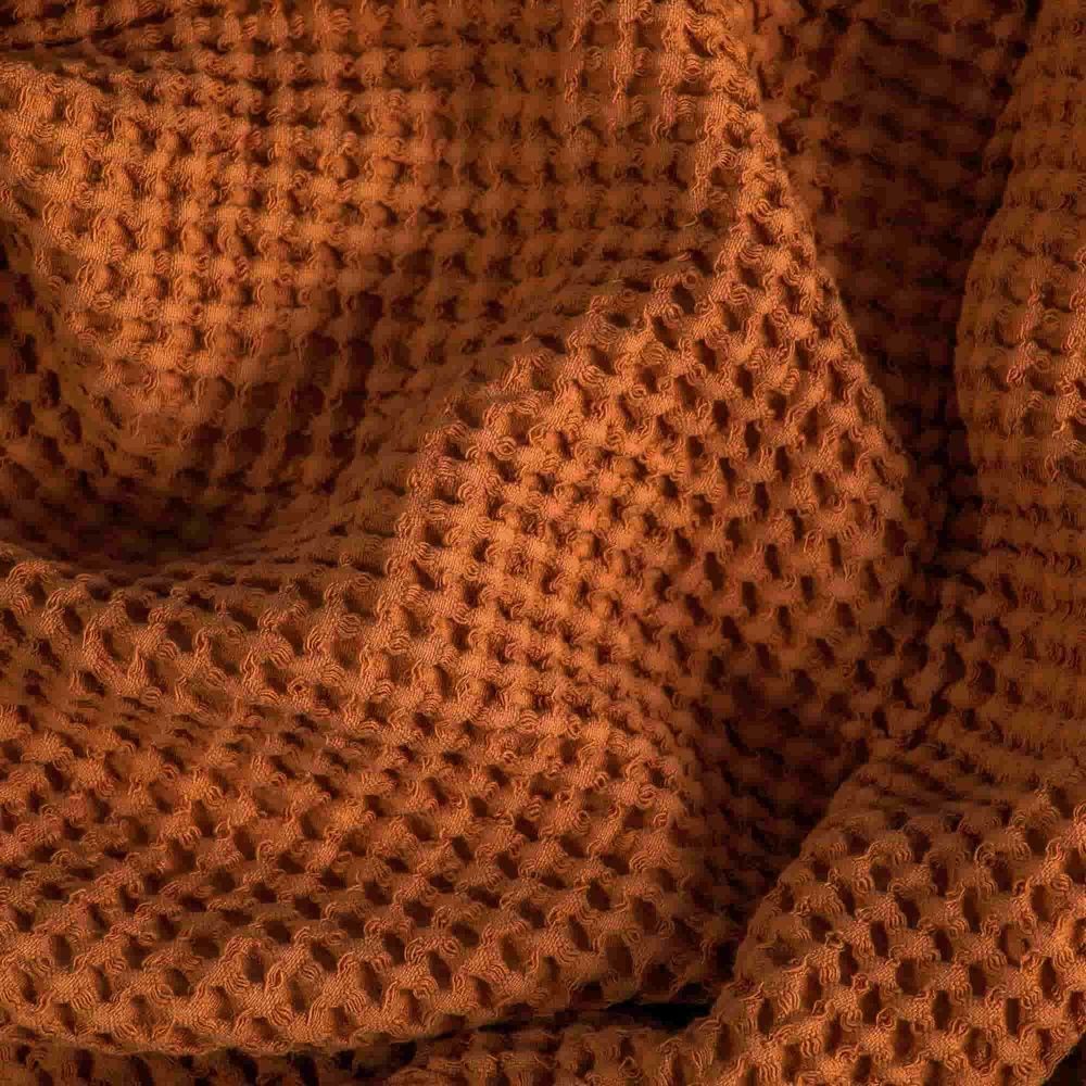 Вафельный халат премиум Biancoperla Milano Coccio