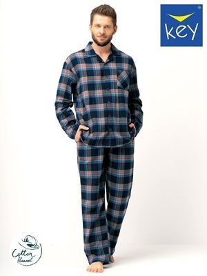Пижама мужская фланель Key MNS 431 B25, 3XL