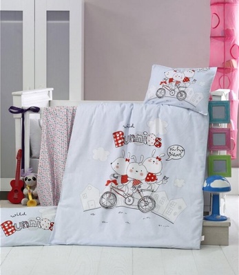 Комплект постельного белья для младенцев Victoria Ранфорс Bunnies