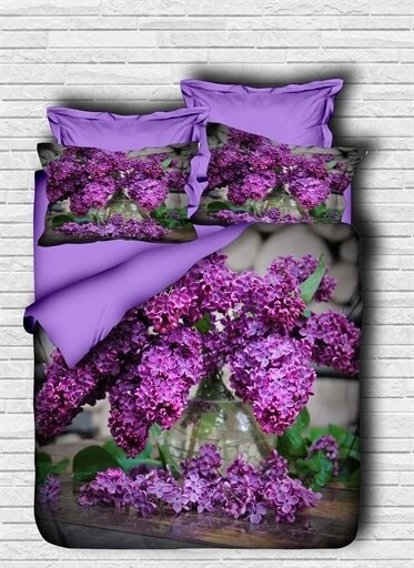Постельное белье LIGHTHOUSE ranforce+3D Purple Lilac