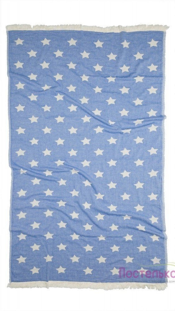 Рушник Barine Pestemal Stars blue