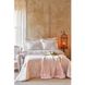 Набор постельное белье с покрывалом + плед Karaca Home - Desire pudra 1