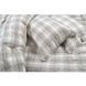 Постельное белье вареный хлопок Lotus Home Premium - Checked Madras серый 2