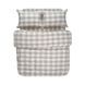 Постельное белье вареный хлопок Lotus Home Premium - Checked Madras серый 1