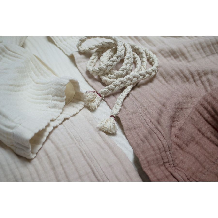 Мусліновий халат Lotus - Nitra muslin beige