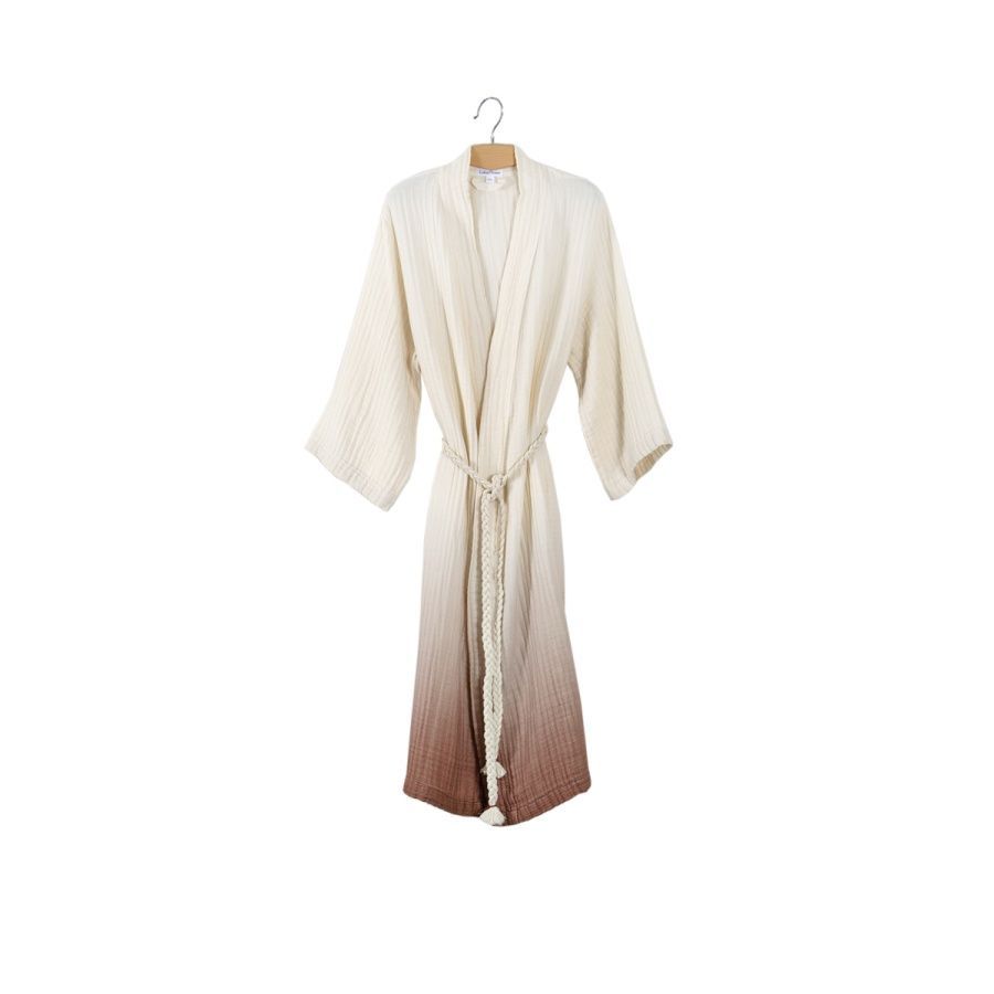 Мусліновий халат Lotus - Nitra muslin beige